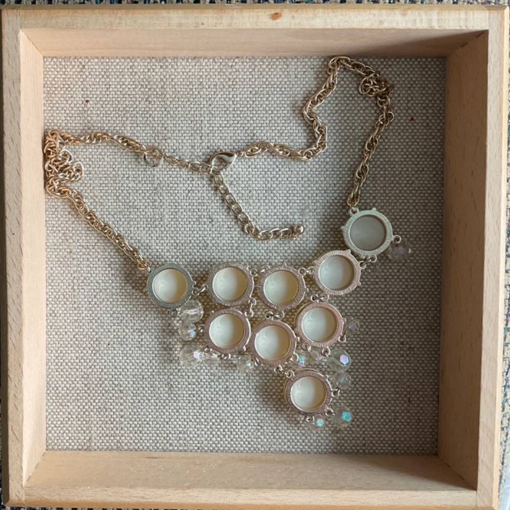 Yellow Opalescent Bubble Necklace - Picture 3 of 3
